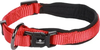 Productafbeelding van Flamingo halsband, kleur: rood, maat: L