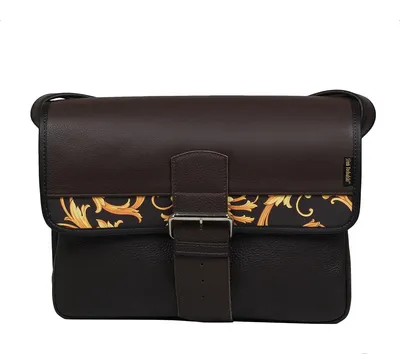 Image de Sac bandoulière pour étudiant, couleur marron