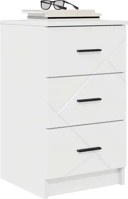 Image de vidaXL Table de nuit blanc brillant 38 x 38 x 66 cm Bois composite