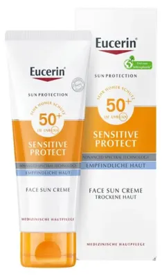 Produktbild von Eucerin Sensitive Protect Face Sun Creme LSF 50+, 50 ml Creme