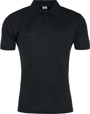 Produktbild von Just Cool JC021 | Herren Cool Smooth Polo / UV-Schutzfaktor 30+ - Farbe: Jet Black - Größe: XS