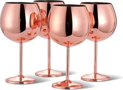 Produktbild von Famanu Weingläser Edelstahl - Elegante Weingläser für Zuhause und Veranstaltungen