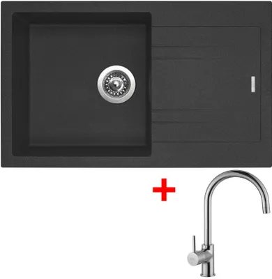 Obrázek produktu pro Sinks LINEA 780 Granblack + Vitalia