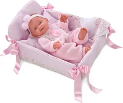 Produktbild von Llorens Babypuppe Puppe im Bettchen