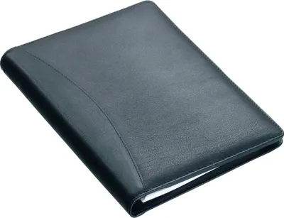 Zdjęcie produktu dla Etui do pisania Alassio "BORMIO", DIN A5, imitacja skóry , czarne