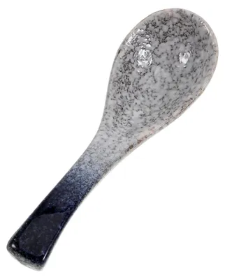 Produktbild von Keramischer Suppenlöffel im japanischen Stil mit glatter Oberfläche, vielseitig einsetzbar als Esslöffel, Reislöffel und kleiner Suppenlöffel, langlebig und komfortabel für Zuhause und Restaurants