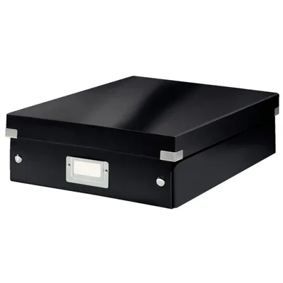 Produktbild von LEITZ Click & Store Aufbewahrungsbox 900 Blatt schwarz 28,0 x 37,0 x 10,0 cm