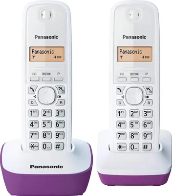 Produktbild von Panasonic KX-TG1612 Schnurlostelefon, Rufnummernanzeige, 15h Sprechzeit, 7 Tage Standby, DECT