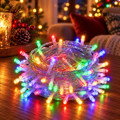 Obrázok produktu pre 20M 200LEDs 8 režimov rozprávkové svetlá napájanie, časovač, pamäťová funkcia, LED vianočné rozprávkové svetlá party dekorácie svetlo vianočný stromček záhradné osvetlenie, farebné