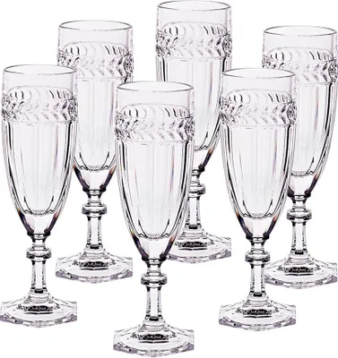 Produktbild von Sektkelch Lorbeerkranz 6er-Set (130ml)