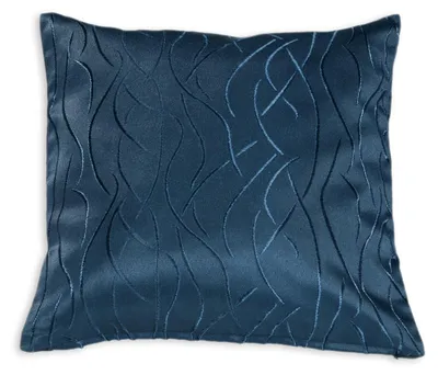 Produktbild von Kissenhülle #257 Damast Streifen 50x50cm dunkelblau