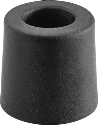 Produktbild von Hettich Türstopper 40,0 x 40,0 mm Kunststoff schwarz - 1 Stück
