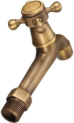 Immagine prodotto di Rubinetto antico in ottone per bagno, cucina, WC o giardino