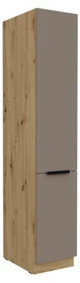 Produktbild von Kondela Vorratsschrank Frisbo 40 DK-210 2F - sandgrau / Eiche Artisan