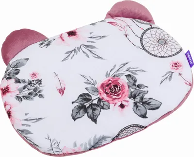 Produktbild von Summer Dream & Old Rose Velvet Kissen Teddybär-Kopf 26x36cm