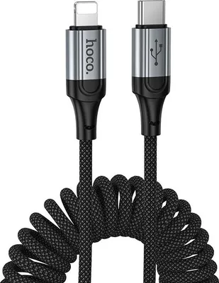 Produktbild von Cable USB C to Lightning Hoco PD 2,4A 1,5 m X121 black