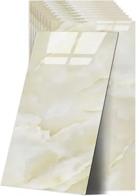Produktbild von Fliesenaufkleber 60 x 30 cm, 10 Stücke, Marmoroptik, für Küche