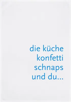 Produktbild von Maritime Geschirrtücher / Küchen-Tuch - Geschirr Handtuch 50 x 70 cm Konfetti Schnaps