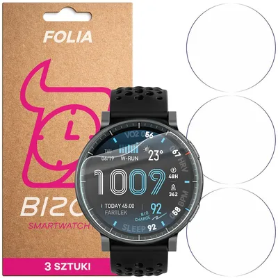 Produktbild von 3x Schutzfolie für den Bildschirm für Amazfit Active Max, Bizon Watch HydroFlex