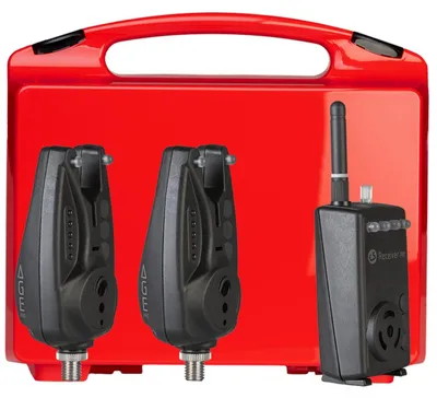 Produktbild von Carp Sounder AGE pro Set 2 Bissanzeiger + Receiver + Koffer - Set