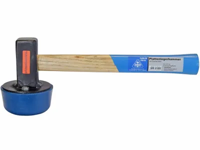 Produktbild von HaWe Plattenlegerhammer 230.22, Schonhammer, Gummihammer, Pflasterhammer, abriebfest und schlagdämpfend, 2kg