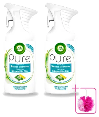 Produktbild von 2 x Air Wick Pure Raumspray - Citroenblüte - 250 ml - Sparpackung - 2 Stücke