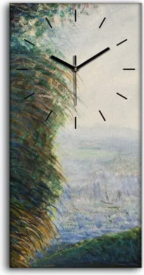 Produktbild von Dekor Leinwand Uhr Wandbilder 30x60 Malerei Wald Bäume Landschaft Kunst - schwarze Hände