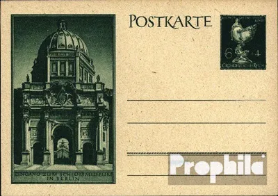 Produktbild von Belege Ganzsachen Deutsches Reich 1944 P297 Amtliche Postkarte  Goldschmiedekunst