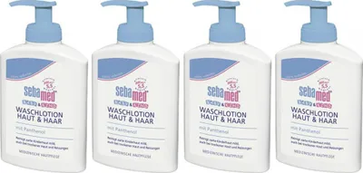 Produktbild von 4 x Sebamed Baby Waschlotion Haut und Haar Körperpflege 200ml