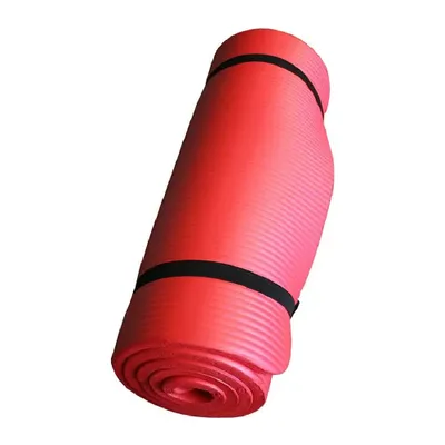 Produktbild von Rote Unisex Trainingsmatte für Sport, Fitness und Gymnastik, 180 x 60 cm