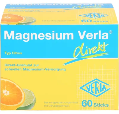 Immagine prodotto di Magnesio Verla direct Granuli di agrumi diretti, 60 pz. Bustina