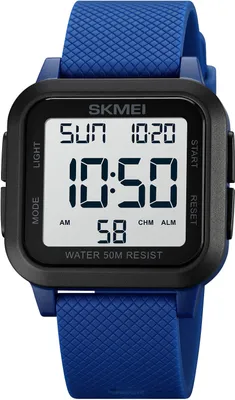 Produktbild von SKMEI 1894 Sportuhren Countdown-Doppelzeit-Uhr Wecker Chronograph Digitaluhren 50 Meter wasserdichte Uhr