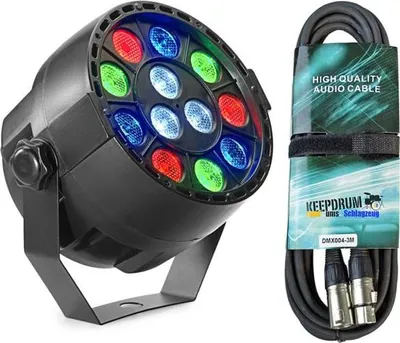Image de Stagg SLT-ECOPAR XS-2 Projecteur à LED avec câble DMX 3m