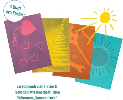 Produktbild von Sonnendruckpapier moses. PhänoMINT bunt, Experimentierspielzeug für Kinder ab 6