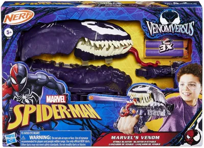 Zdjęcie produktu dla Marvel Spider-Man VenomVersus Marvel’s Venom Strike Blaster, Zabawkowa rękawica blaster, 5 lat(a)