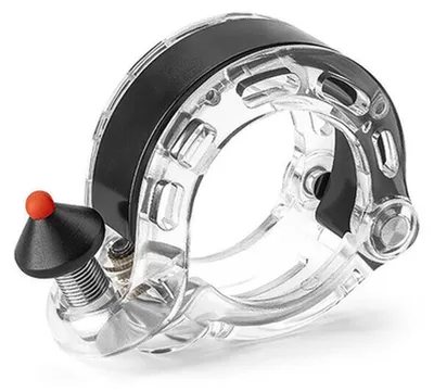 Produktbild von Q-förmige Fahrradklingel 100db - transparent