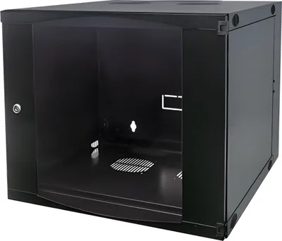Obrázek produktu pro Intellinet 713764, Nástěnný regál, 9U, Zámek, 19 kg, Černá