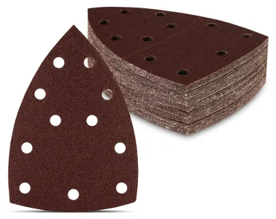 Obrázek produktu pro Trojúhelníkové brusné bloky, 25 kusů, 11 otvorů, zrnitost 40