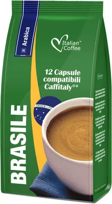 Zdjęcie produktu dla Brasile 100% Arabica kapsułki do Tchibo Cafissimo - 12 kapsułek