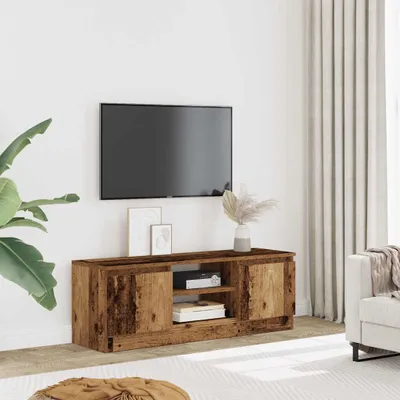 Produktbild von Saisonschlussverkauf - TV-Schrank - klassisches Designn - Fernsehstand/TV-Tisches - Altholz-Optik 102x30x36cm Holzwerkstoff - TV-Schränke Stilvoll8455