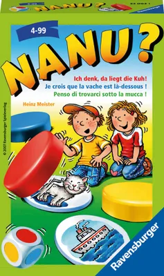 Zdjęcie produktu dla Ravensburger 23063 - Gra dla 2-4 graczy, gra pamięciowa od 4 lat, kompaktowy format, gra podróżna, gra w kości
