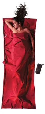 Produktbild von TravelSheet Baumwolle Größe 220 x 90 cm Farbe monk´s red