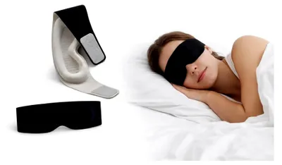 Produktbild von Premium Schlafmaske – Besonders weich & lichtblockierend – Verstellbare Komfort-Schlafmaske für erholsamen Schlaf, Reisen & Entspannung