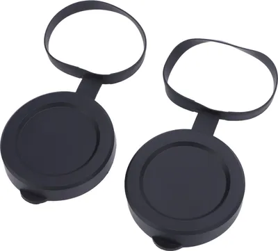 Obrázek produktu pro Jectse 2ks krytky objektivu, gumová ochrana -snug - vhodné pro dalekohledy monokuláry, z pružné gumy, 61 až 64 mm, příslušenství k dalekohledům, zavěšené pro snadné použití