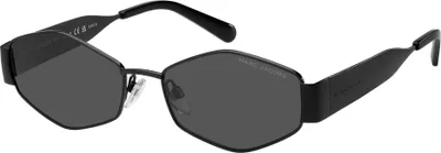 Produktbild von Marc Jacobs MARC 496/SHINY BLACK/GREY 55/17/145 Damenbrillen Sonnenbrillen