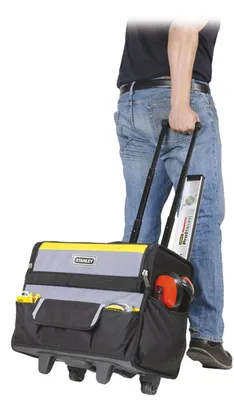 Immagine prodotto di Borsa trolley portattrezzi in tessuto nylon tecnico Stanley 1-97-515 con tasche e vani per utensili