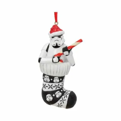 Produktbild von Nemesis Now Stormtrooper Strumpf-Hängeornament (11,5 cm), Weiß, 11,5 cm, (B5779U1)