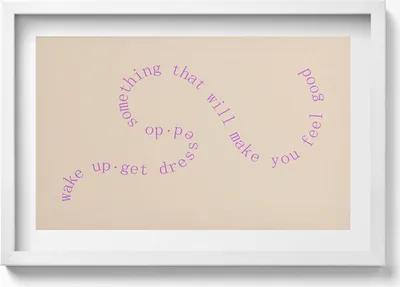Produktbild von Motivierender inspirierender Satz– Wandbild mit Rahmen – Gerahmtes Bild  – Wanddekoration – 60x40 cm –  Schwarz Rahmen