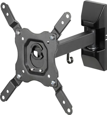 Produktbild von ViVanco™VVTVOR43INCH25KG, 109,2 cm (43"), 25 kg, 75 x 75 mm, 200 x 200 mm, -15 - 5°, Schwarz