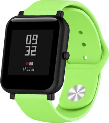 Produktbild von Strap-it Xiaomi Amazfit Bip Sportarmband (Hellgrün)